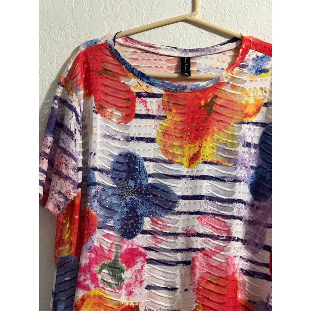 Sacred Threads Womens One Size Patchwork Blouse T… - image 2